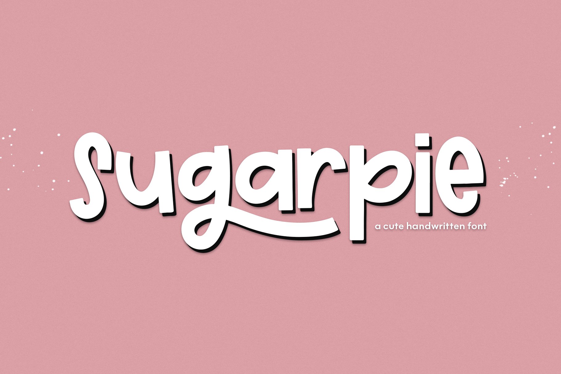 Sugarpie | Cute & Chunky Font cover image.