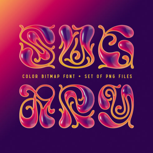 Sugary - Bitmap Color Font cover image.