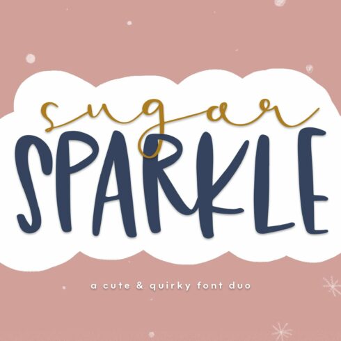 Sugar Sparkle | Font Duo cover image.