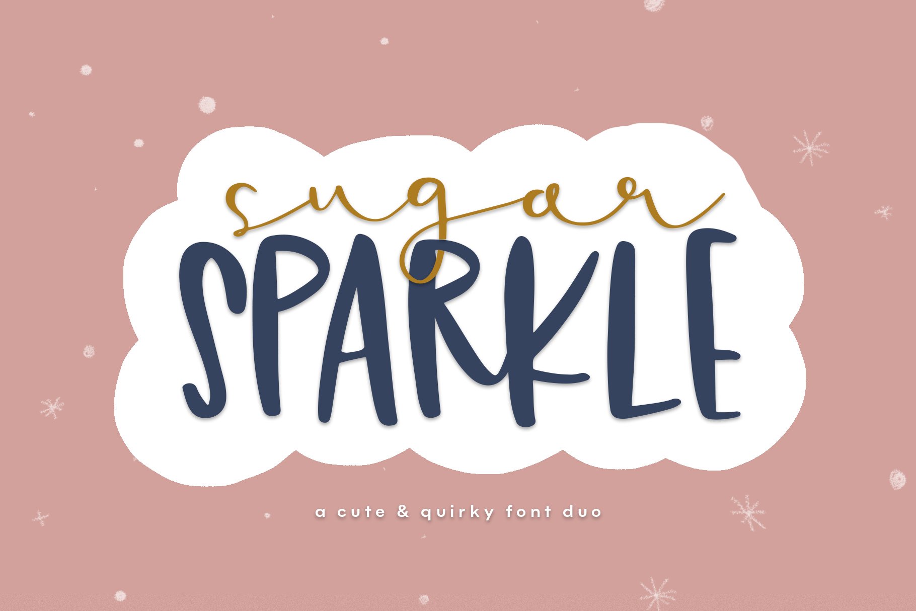 Sugar Sparkle | Font Duo cover image.