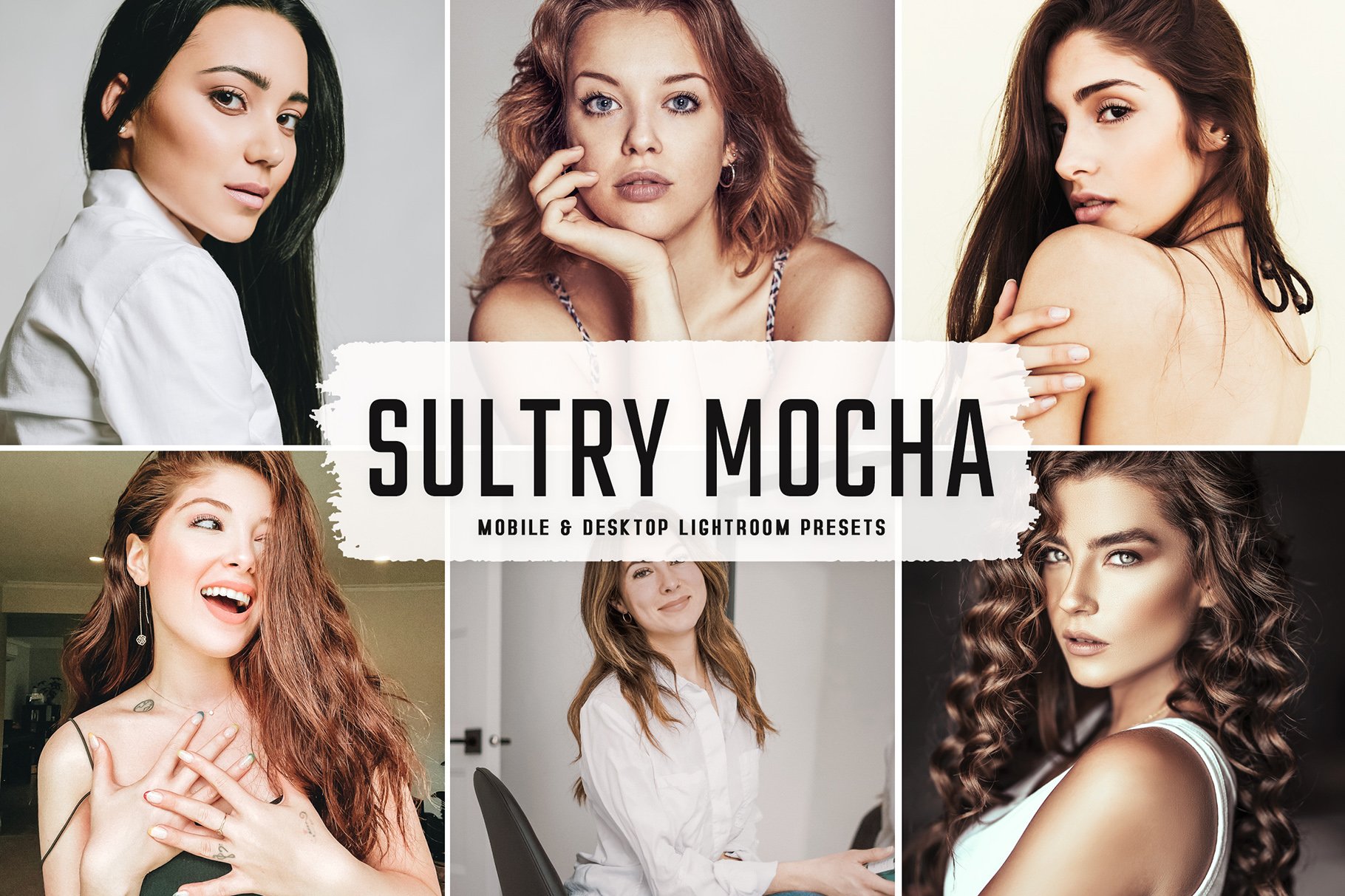 Sultry Mocha Pro Lightroom Presetscover image.