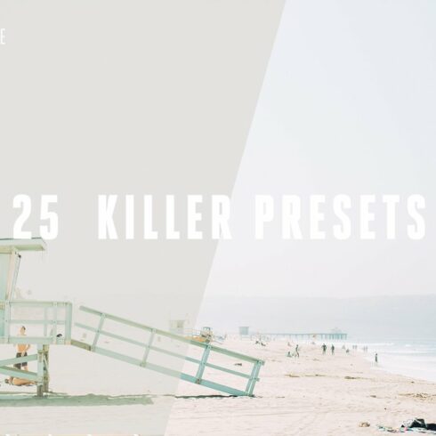 25 Killer Lightroom Presetscover image.