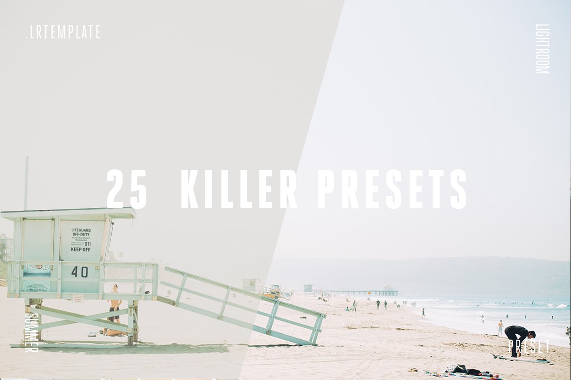 25 Killer Lightroom Presetscover image.