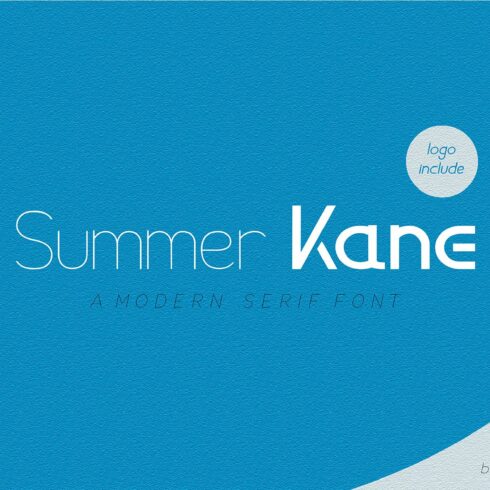 Summer Kane | Modern Serif Font cover image.