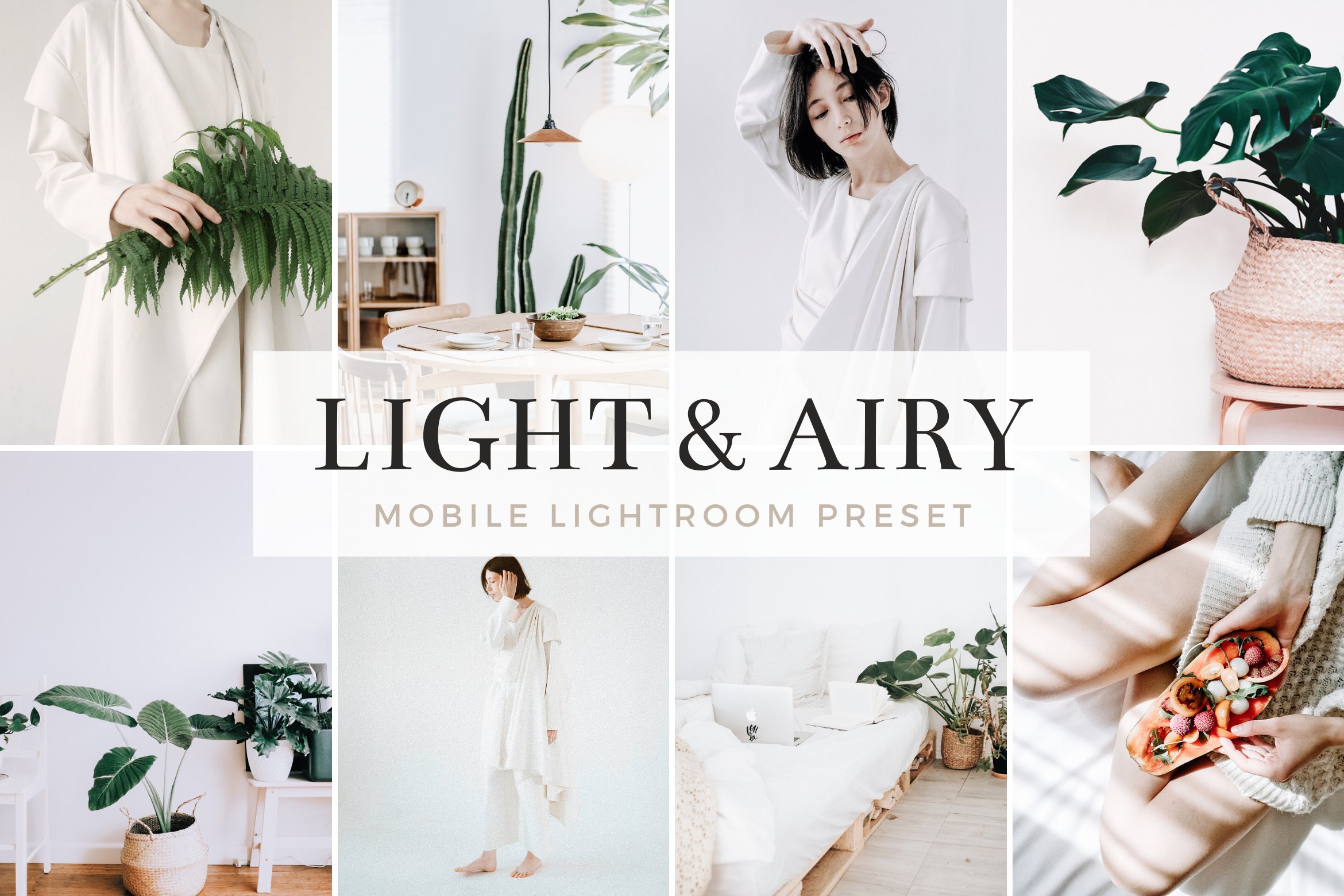 Light & Airy Mobile Lightroom Presetcover image.