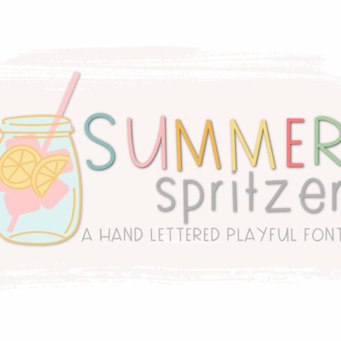 Summer Spritzer Font cover image.