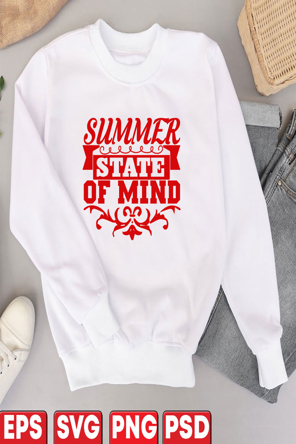 Summer start of mind pinterest preview image.