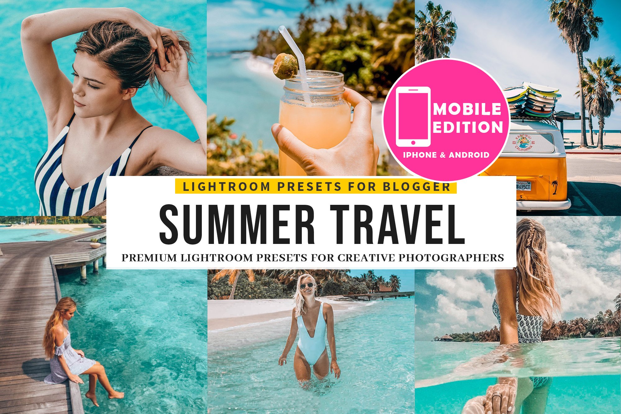 Summer Travel Blogger Lightroomcover image.