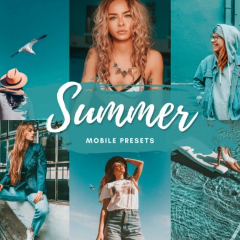 SUMMER VIBE Mobile Lightroom Presetcover image.