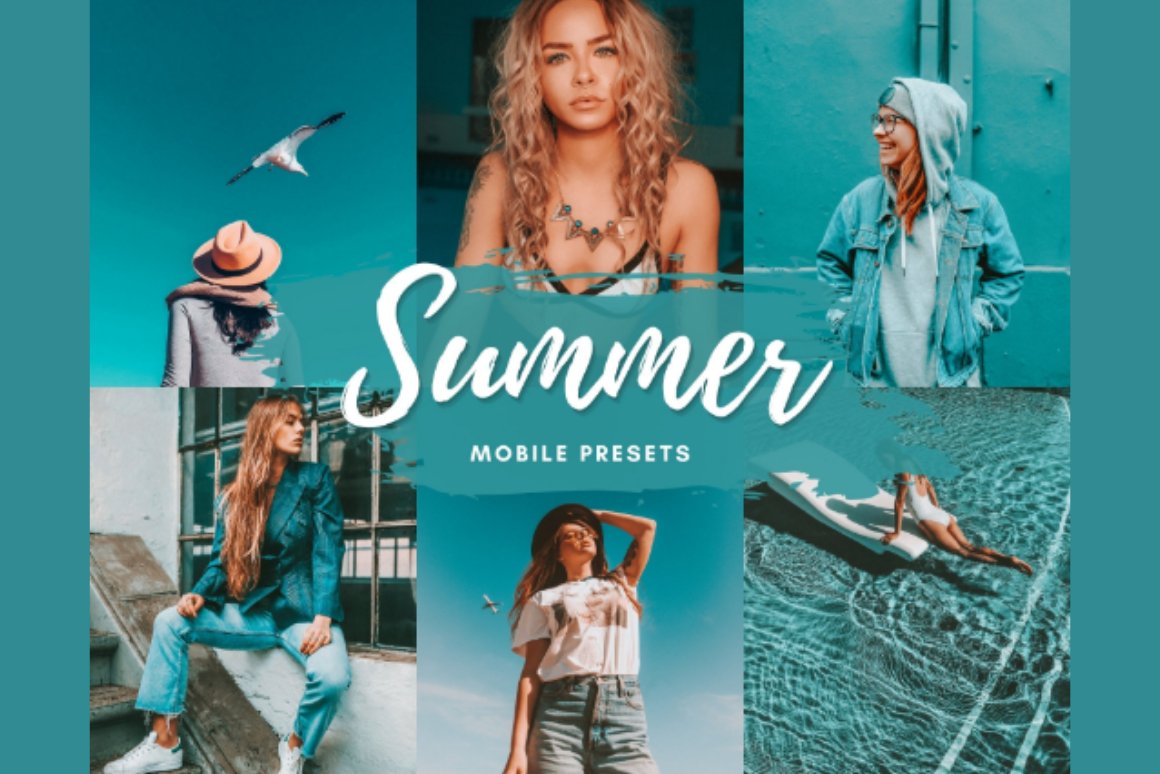 SUMMER VIBE Mobile Lightroom Presetcover image.