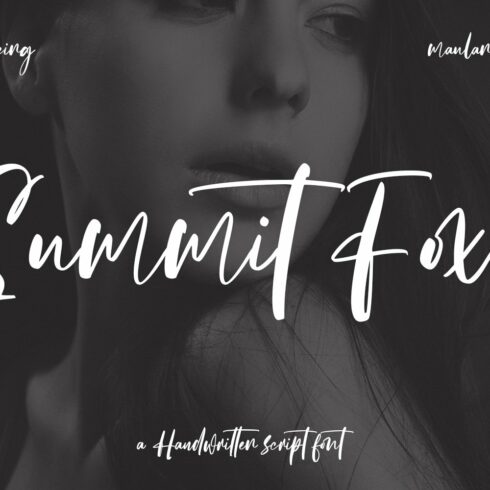 Summit Foxes Script Font cover image.