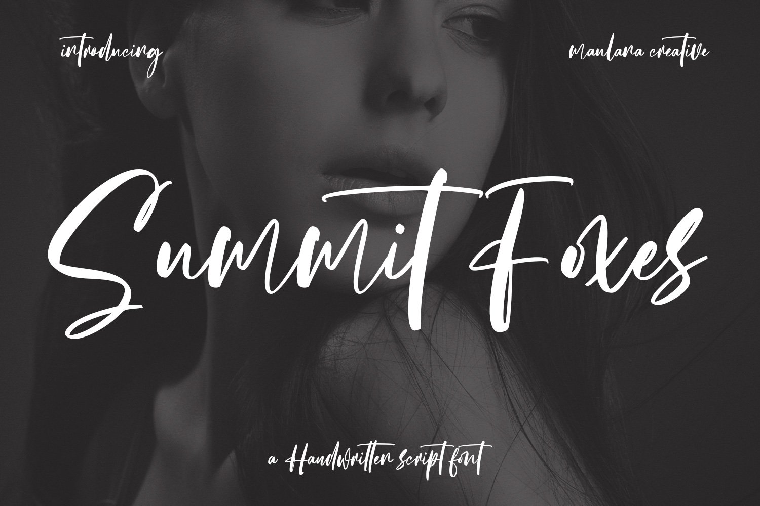 Summit Foxes Script Font cover image.