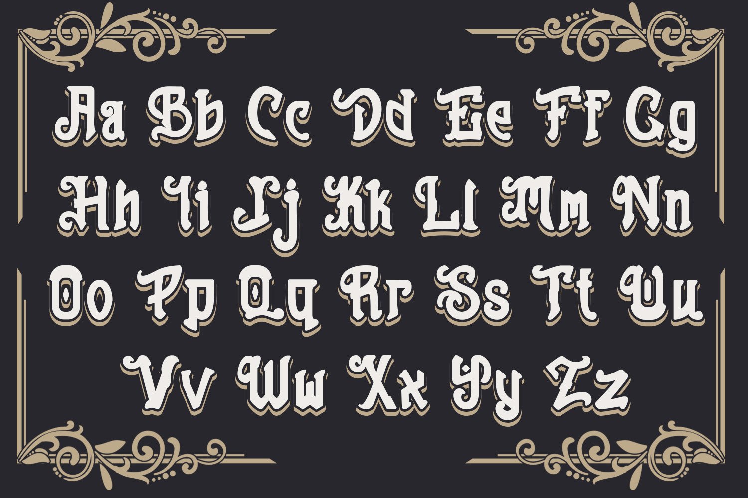 Sundarta - Vintage Typeface preview image.