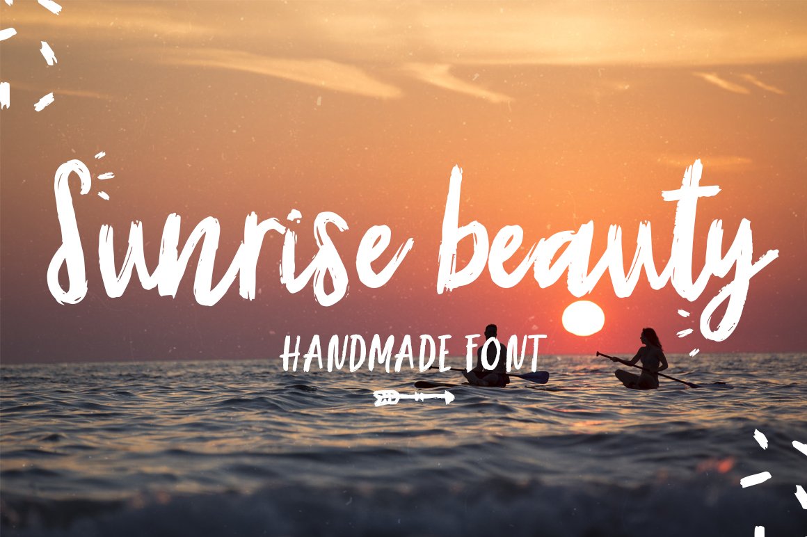 Sunrise | Handmade font + extras! cover image.