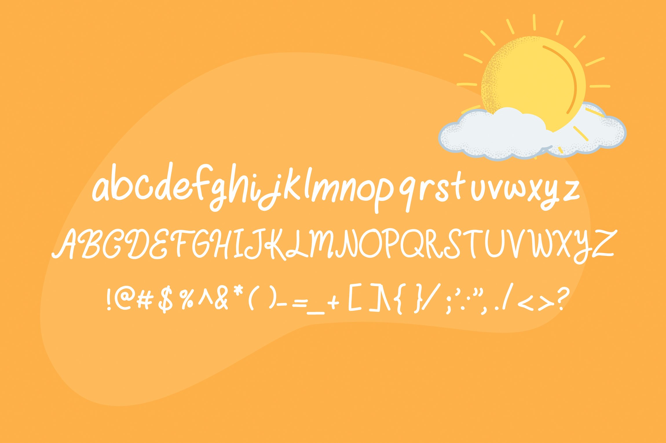 RD Sunshine - Monoline Script Font preview image.