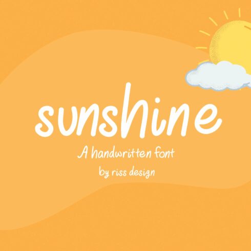 RD Sunshine - Monoline Script Font cover image.