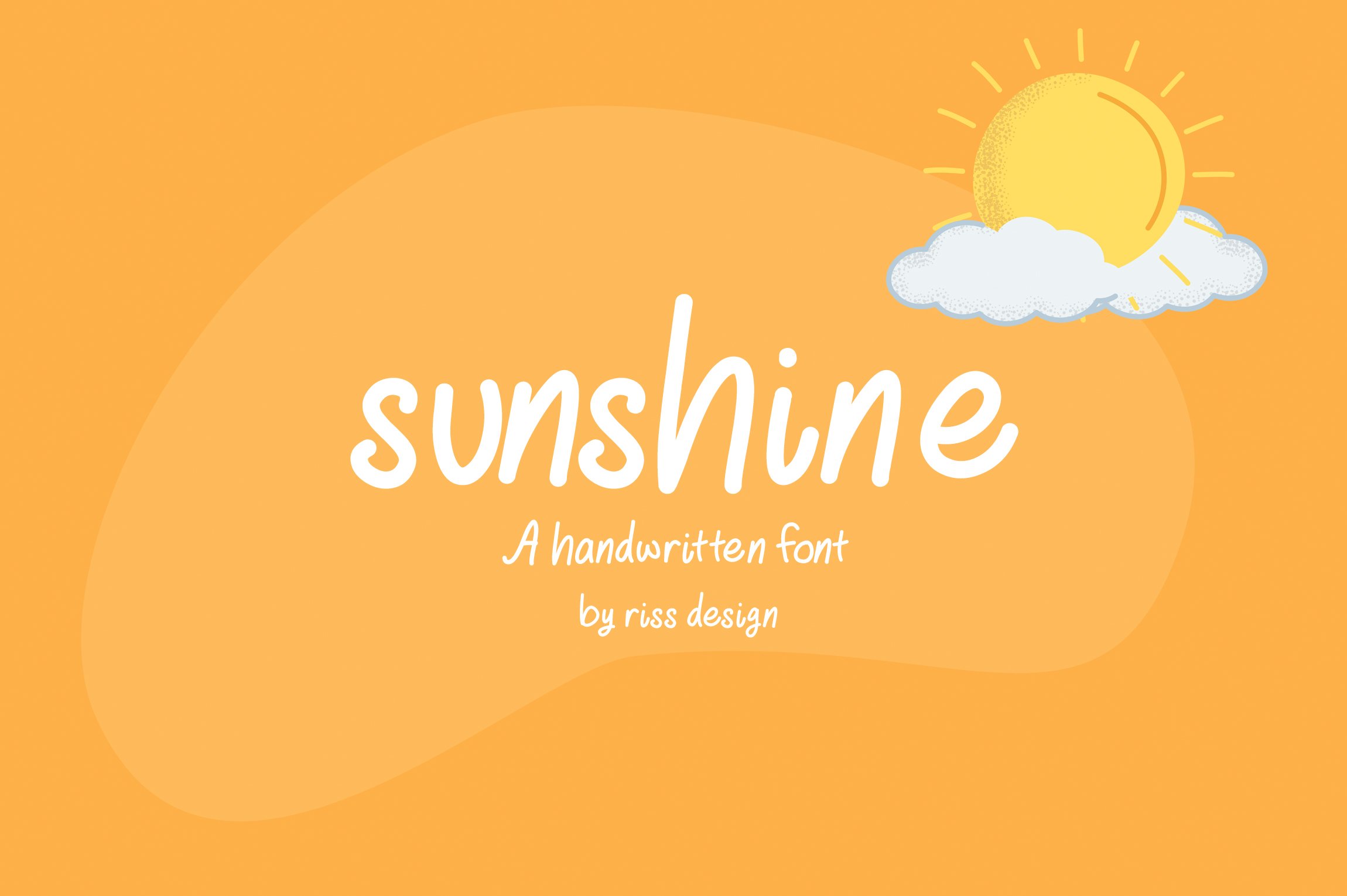 RD Sunshine - Monoline Script Font – MasterBundles
