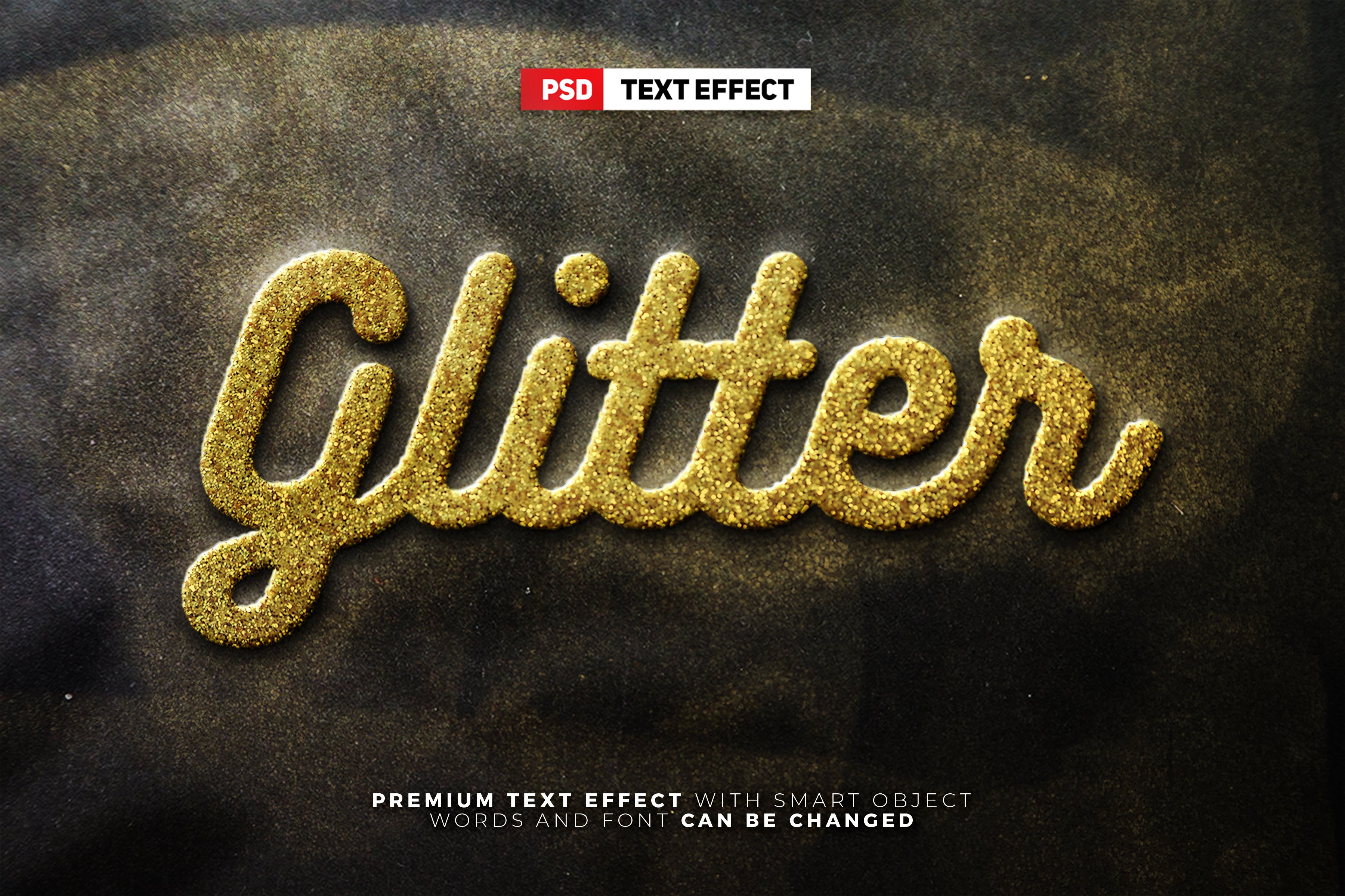 Super Glitter Gold Text Effectcover image.