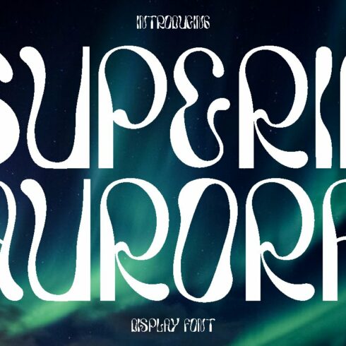 Superia Aurora - Display Fontcover image.
