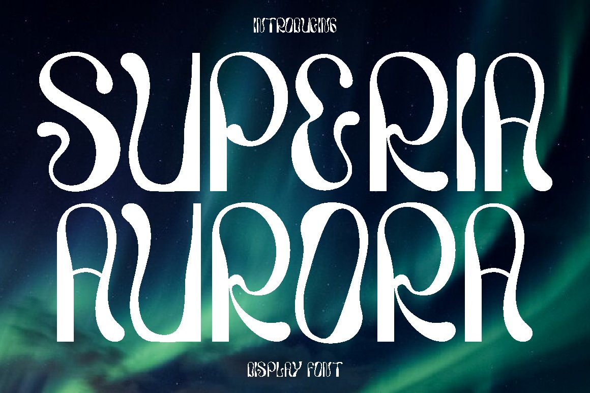 Superia Aurora - Display Fontcover image.