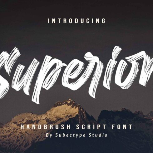 SALE! Superion / Brush Script cover image.