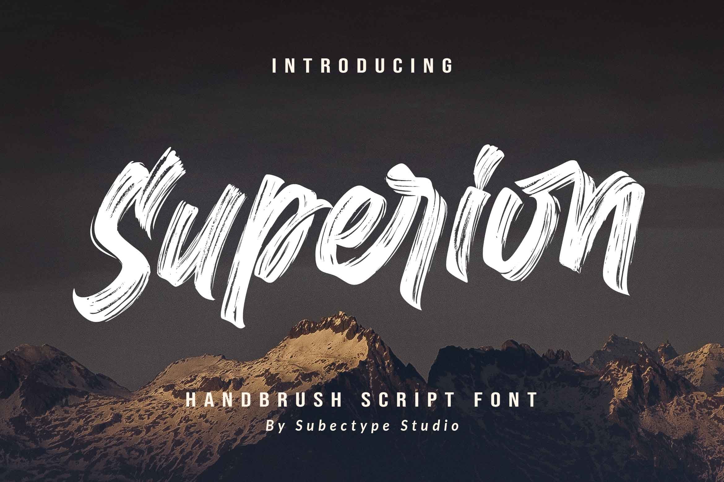 SALE! Superion / Brush Script cover image.