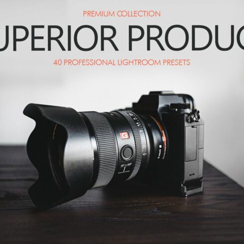 Superior Product Presets Lightroomcover image.