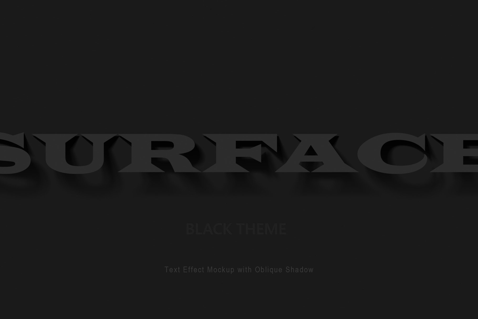 Text Effect with Oblique Shadowpreview image.