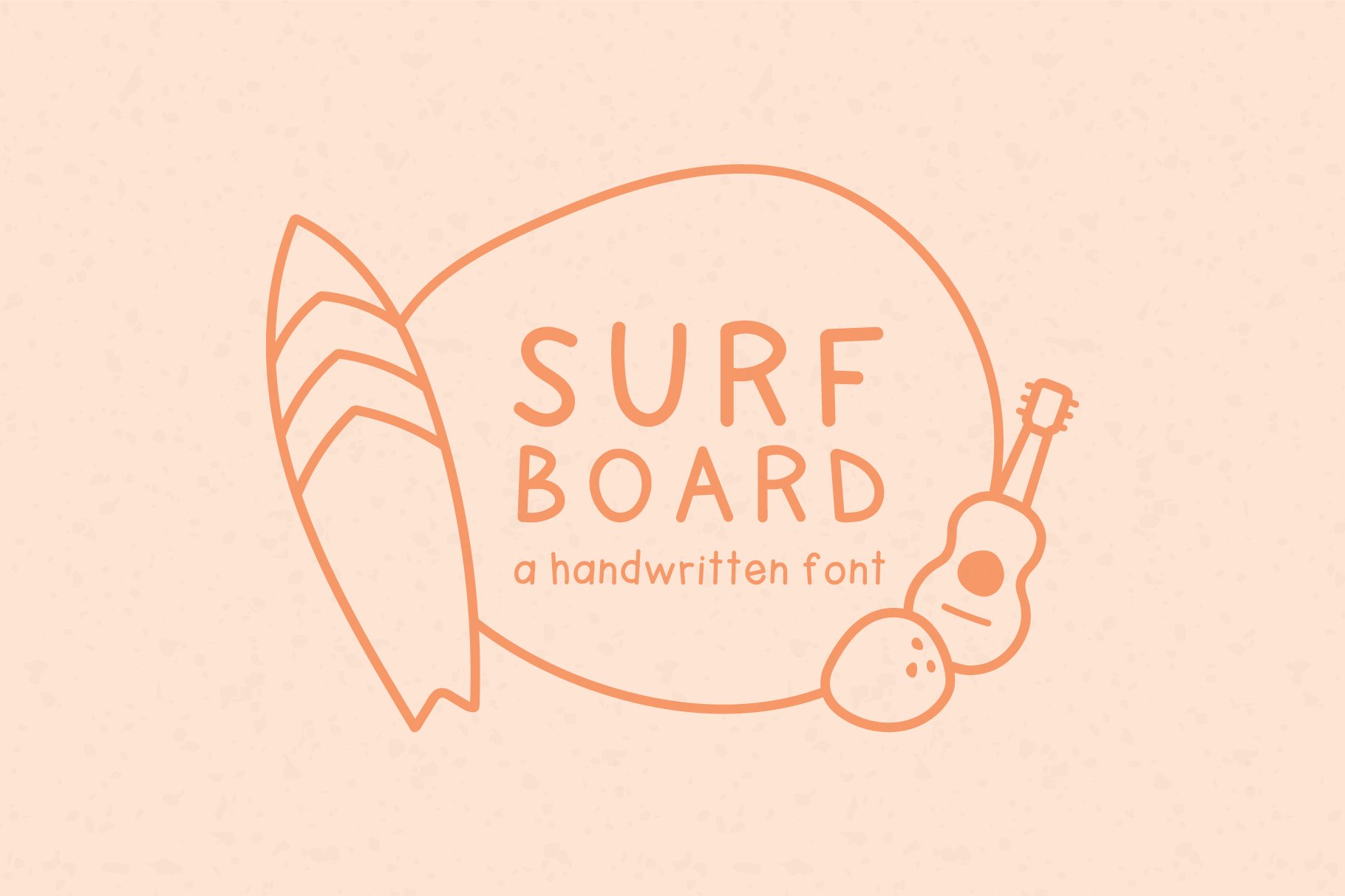 Surfboard - Handwritten font cover image.