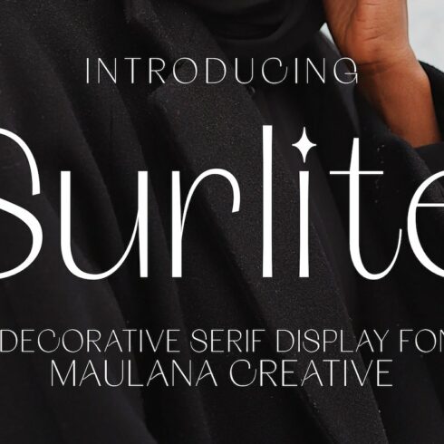 Surlite Serif Display Font cover image.