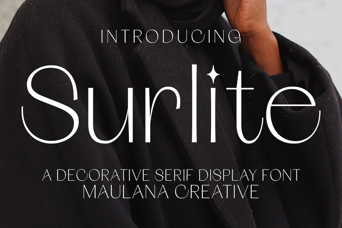 Surlite Serif Display Font cover image.