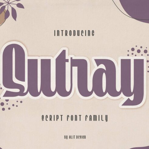 Sutray Typeface cover image.