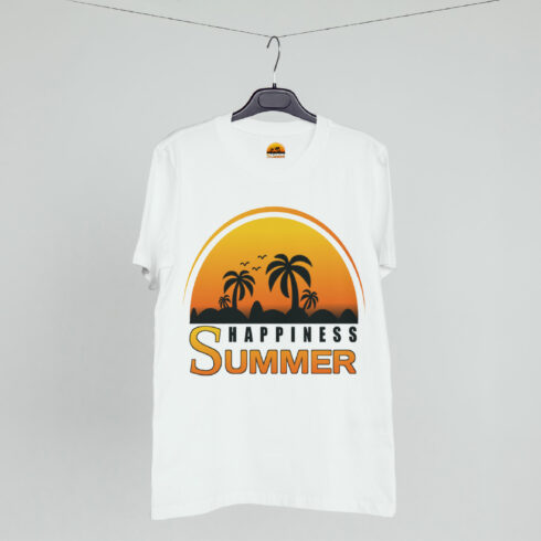 happiness summer t- shirt cover image.