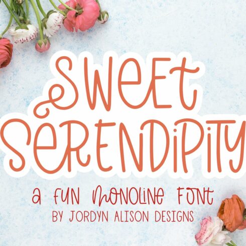 Sweet Serendipity, Bouncy Monoline cover image.