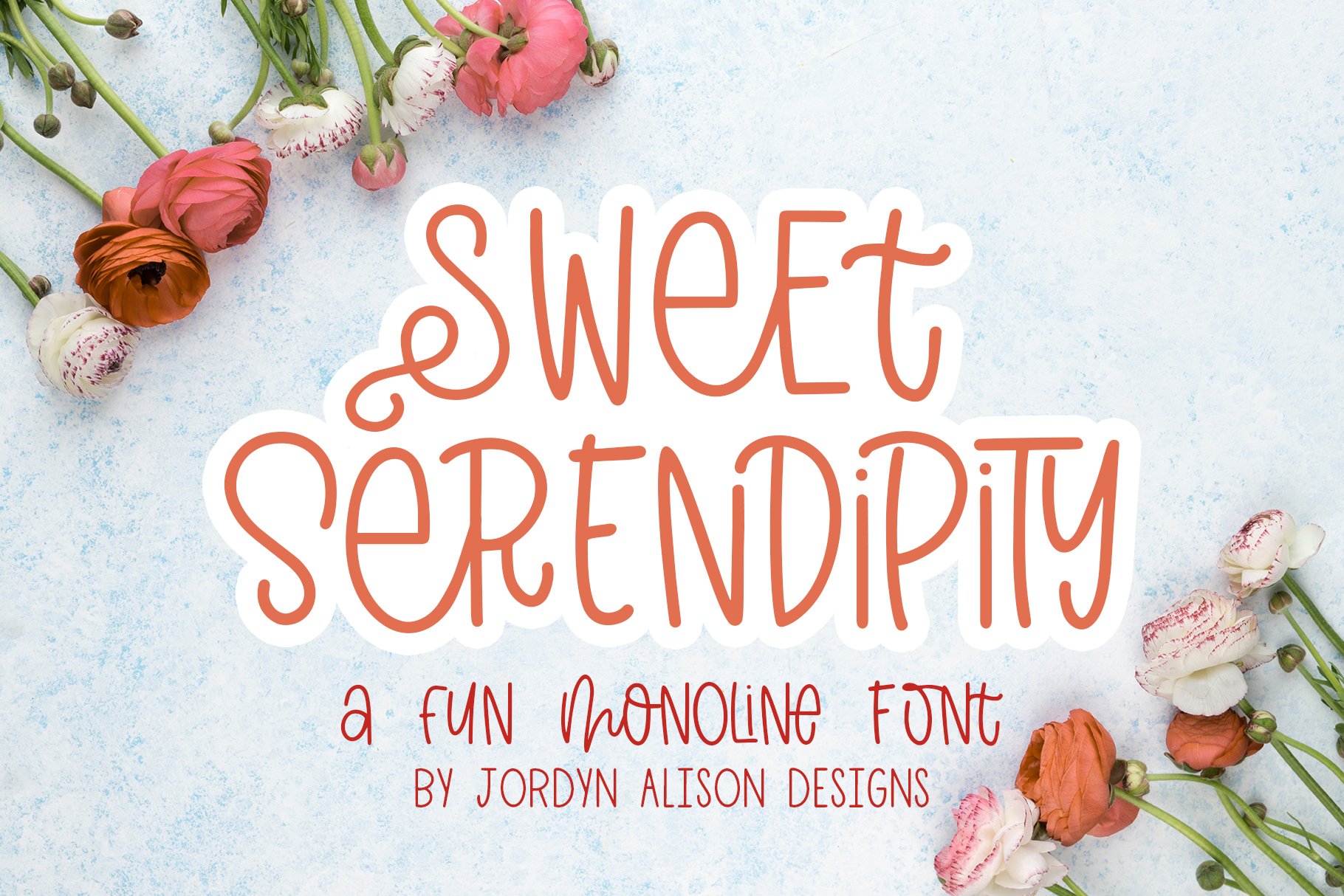Sweet Serendipity, Bouncy Monoline cover image.