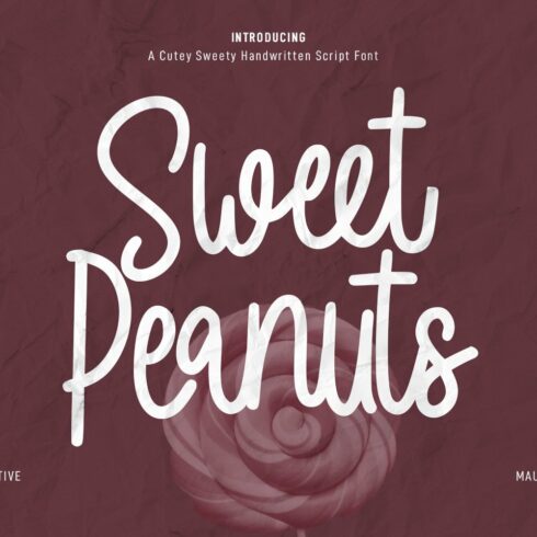 Sweet Peanuts Cutey Handwritten cover image.