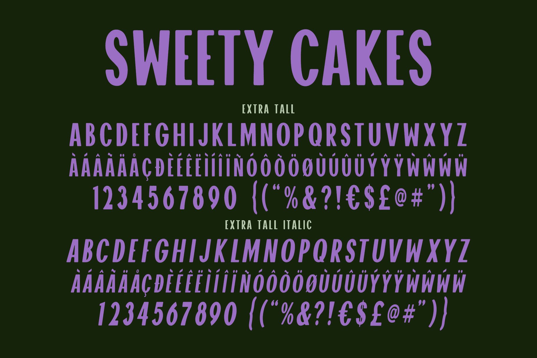 sweetycakes extratall 532