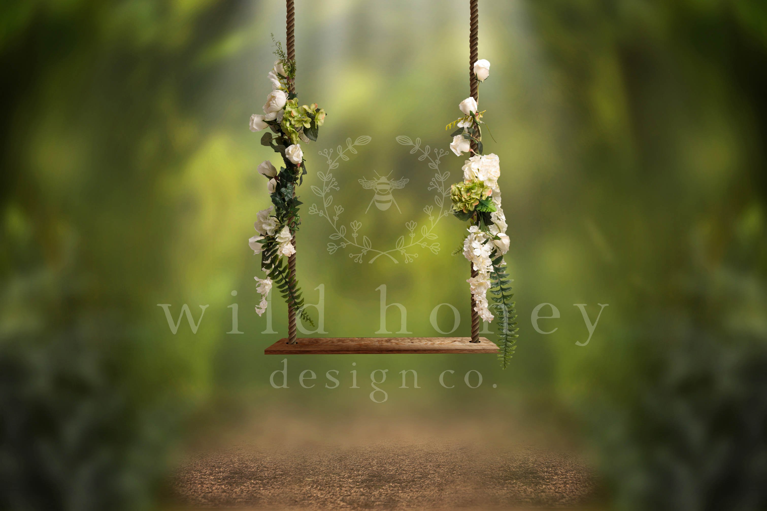 Flower Swing Digital Backdroppreview image.