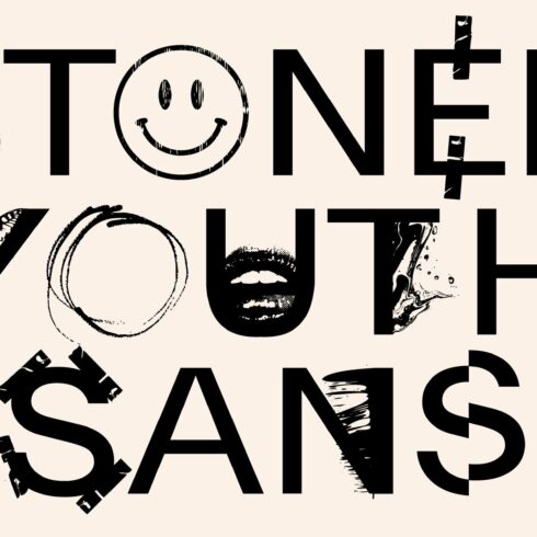 STONED YOUTH - GRAPHIC FONT cover image.