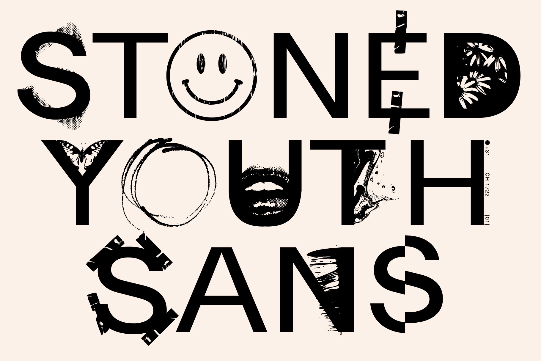 STONED YOUTH - GRAPHIC FONT cover image.