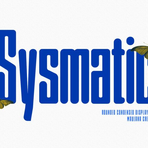 Sysmatic Soft Condensed Sans Font cover image.