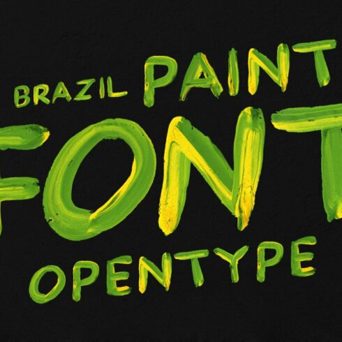 Brazil Paint Font cover image.
