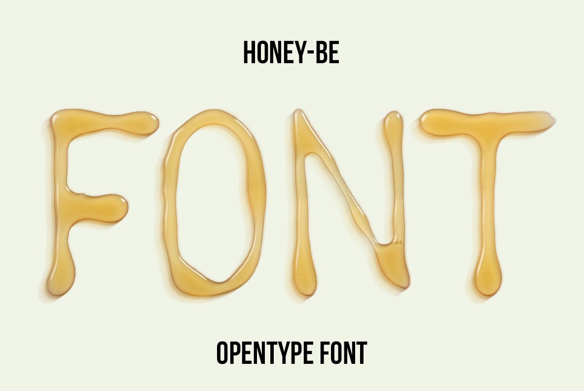 Honey-Be Font cover image.