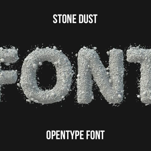 Stone Dust Font cover image.