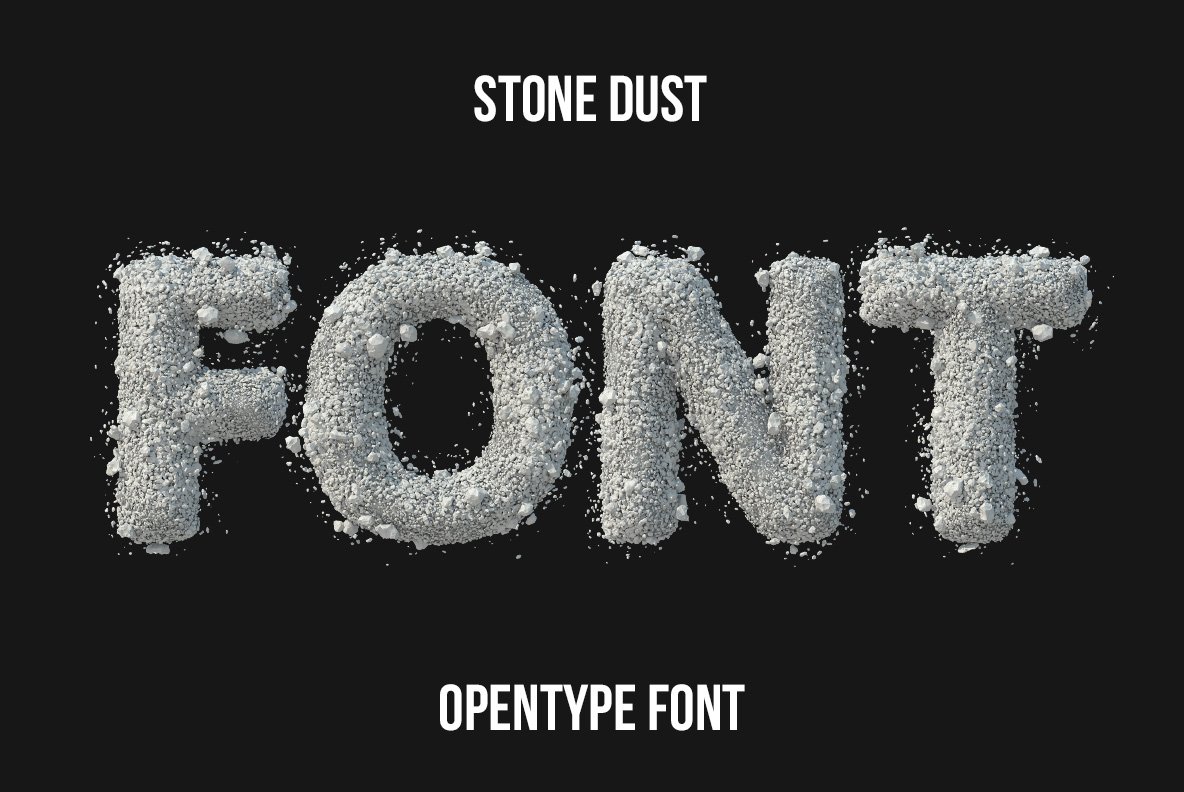 Stone Dust Font cover image.