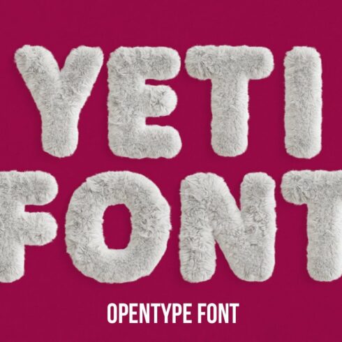 Yeti Font cover image.