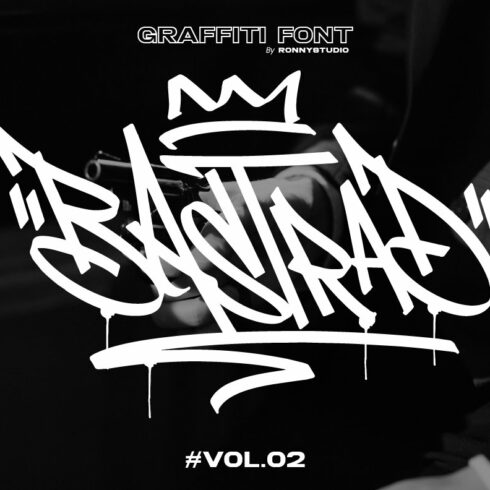 Bastrad Vol.02 - Graffiti Font cover image.