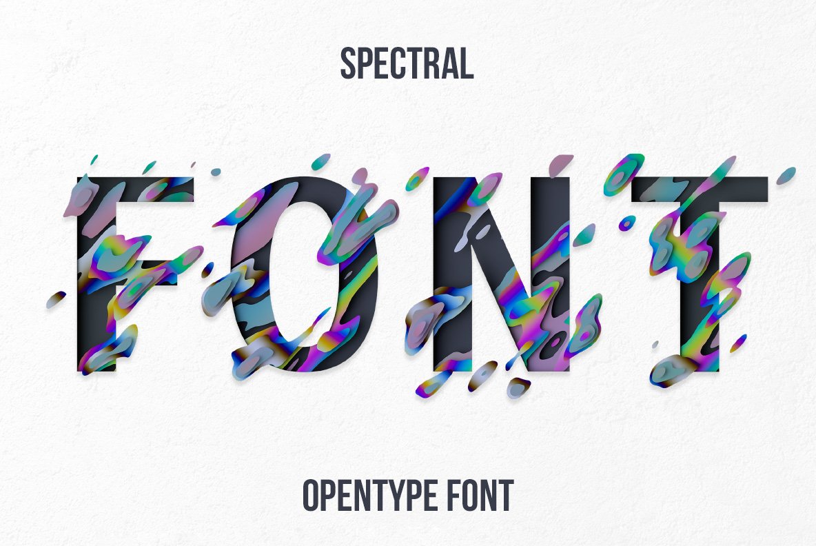 Spectral Font cover image.