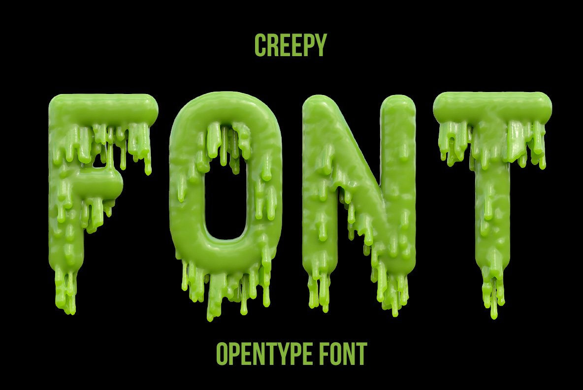 Creepy Font cover image.