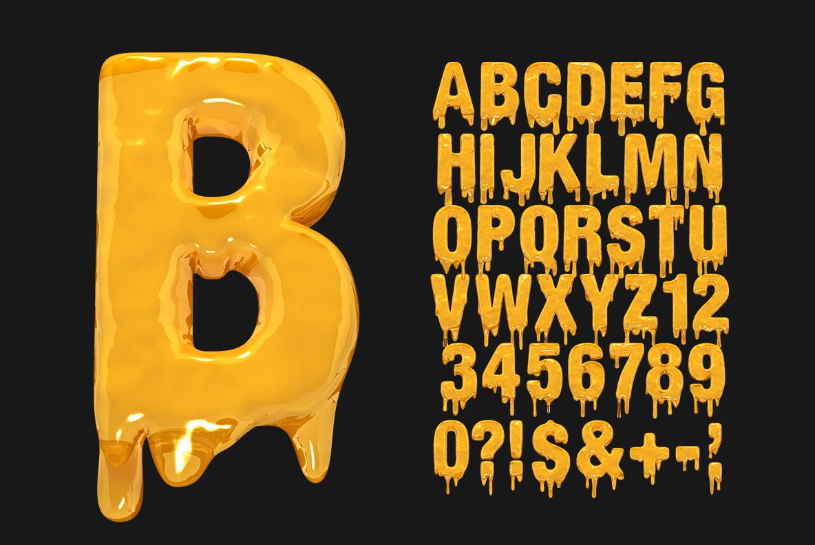 Molten Font preview image.